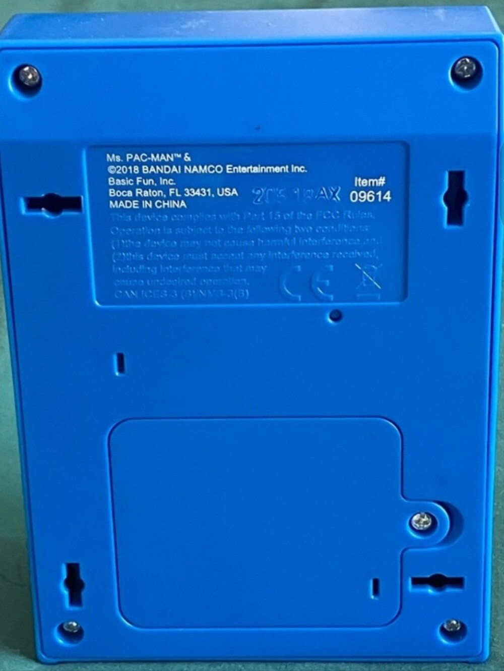 Basic Fun Arcade Classics Ms. Pac-Man Retro Mini Arcade Game Works Tested - Picture 6 of 7